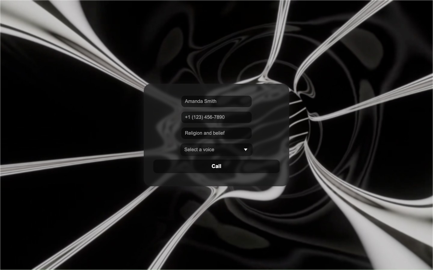 Echoes voice conversation website